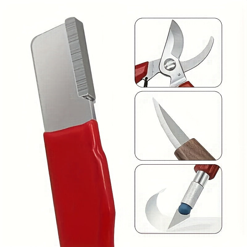 Knife sharpener (1 pair black and red)