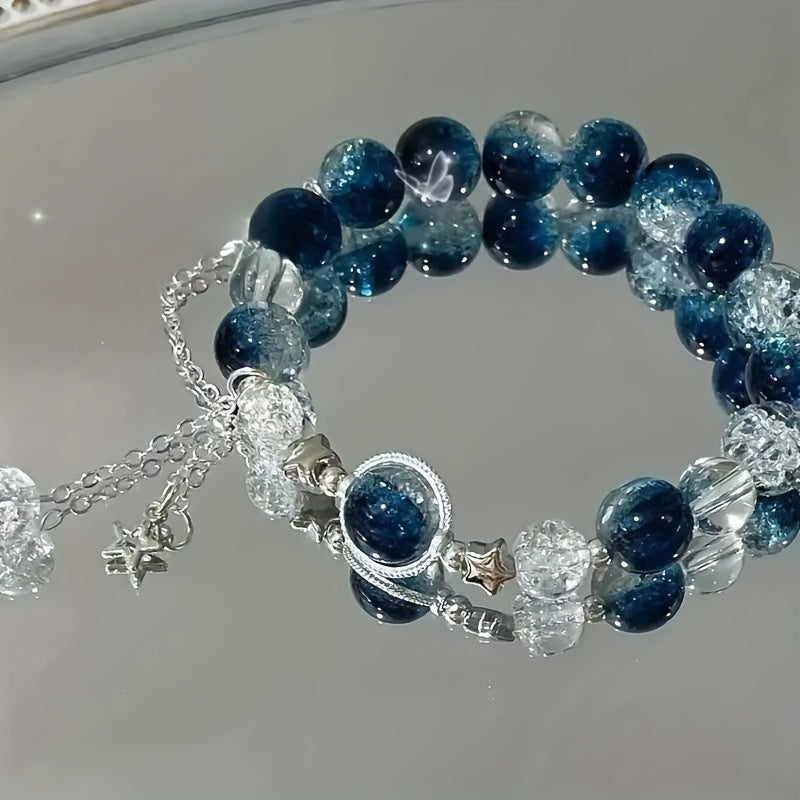 Star Charm Blue Bracelet