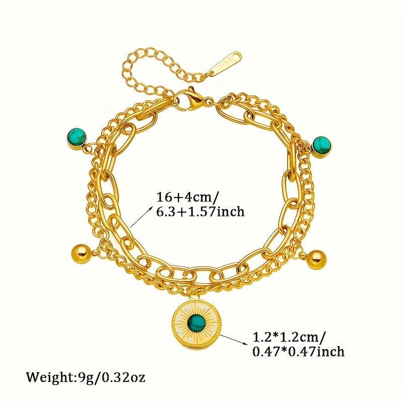 Multi-Layer Gold-Plated Bracelet