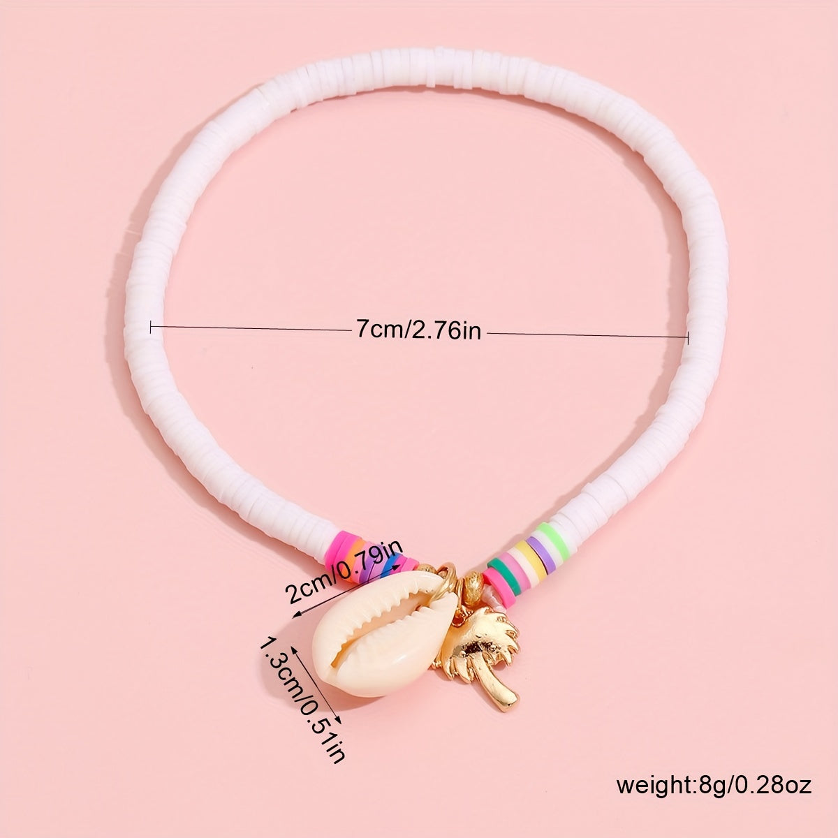 Shell Coconut Tree Anklet