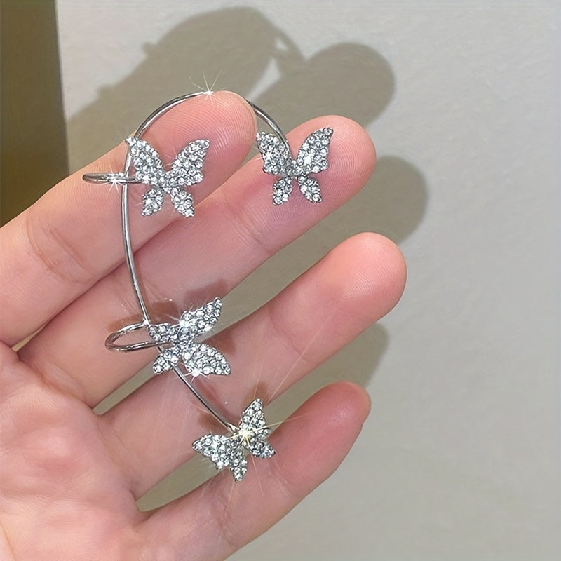 Butterfly Non Pierced Clip On Earrings