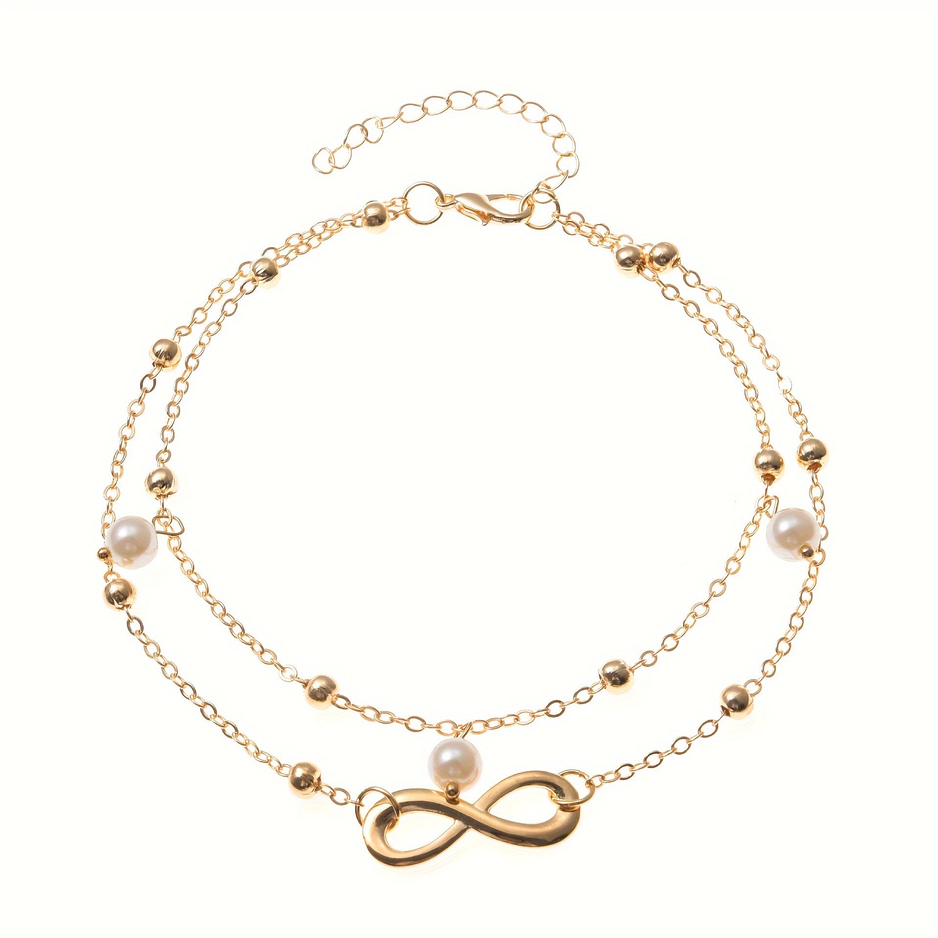 2-Layers Pearl Anklet