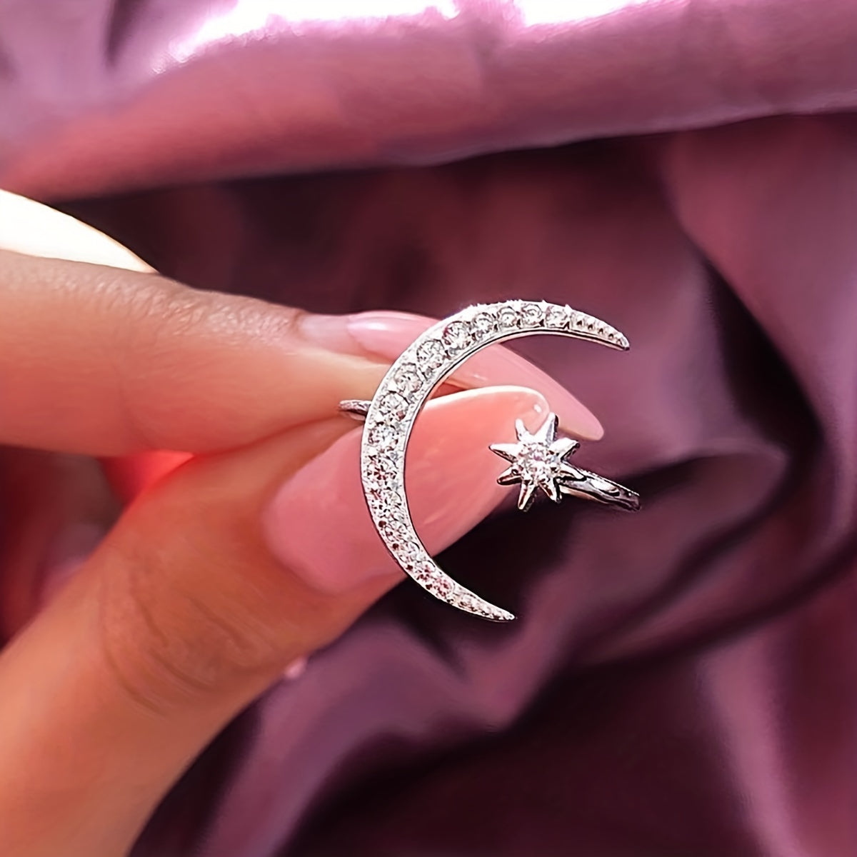 Moon And Sun Design Ring