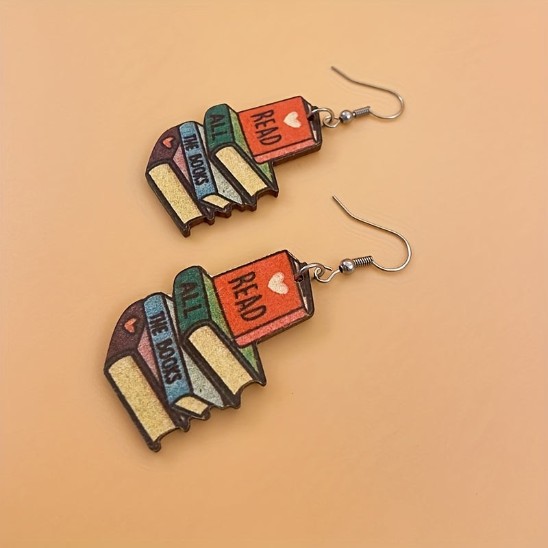 Books Earrings