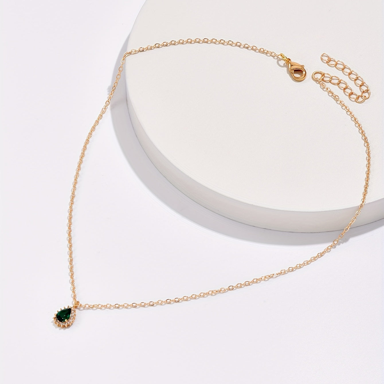 Green Zirconia Necklace