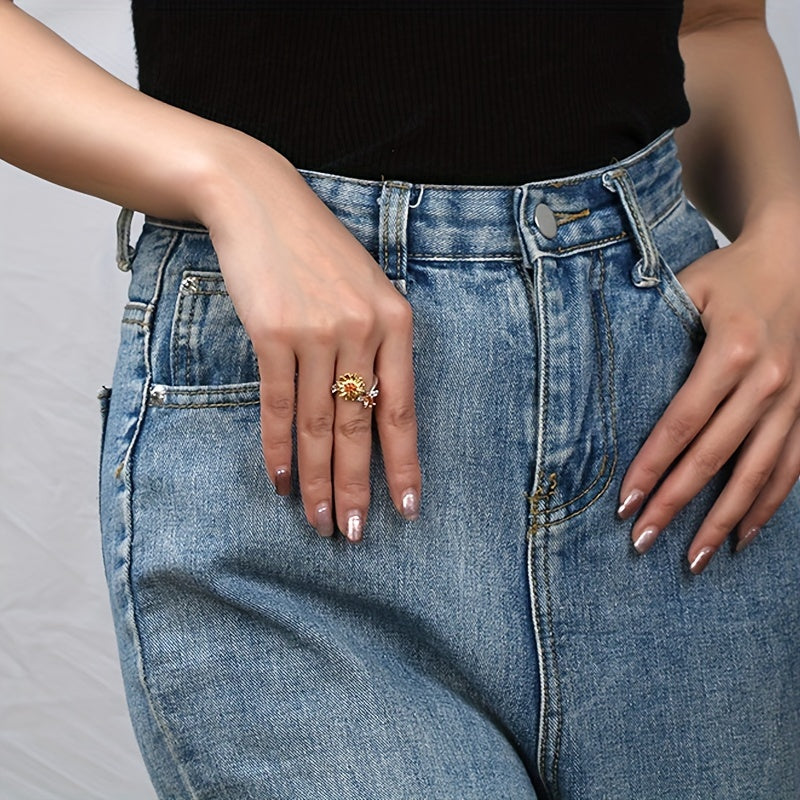 Spinning Sunflower Bee Ring
