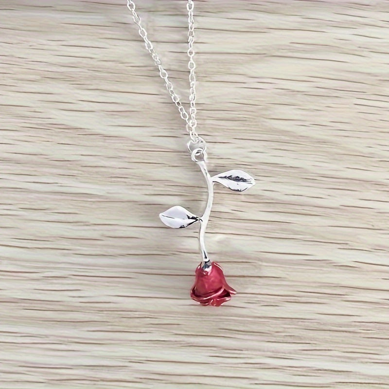 Rose Flower Necklace