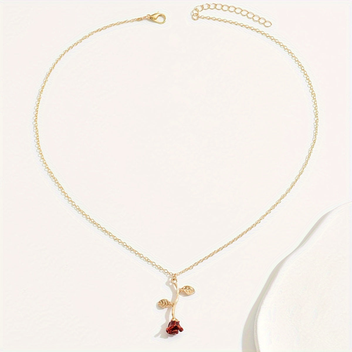 Rose Flower Necklace