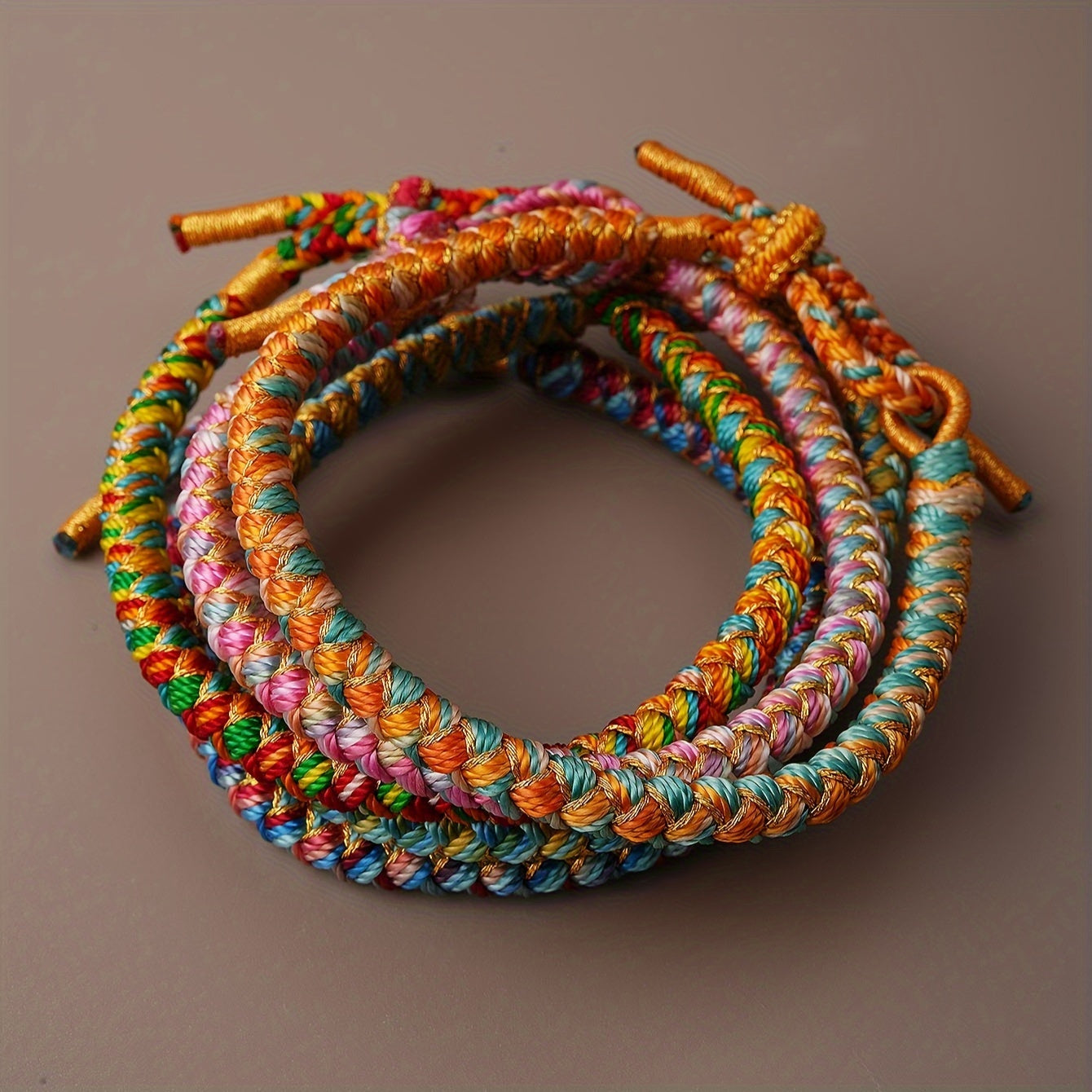 Adjustable Rope Bangle Bracelet