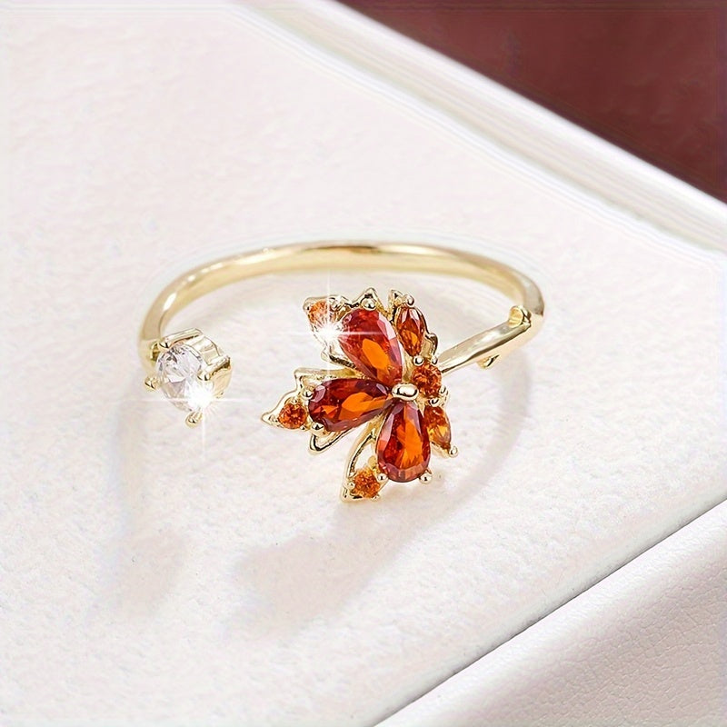 Maple Leaf Ring