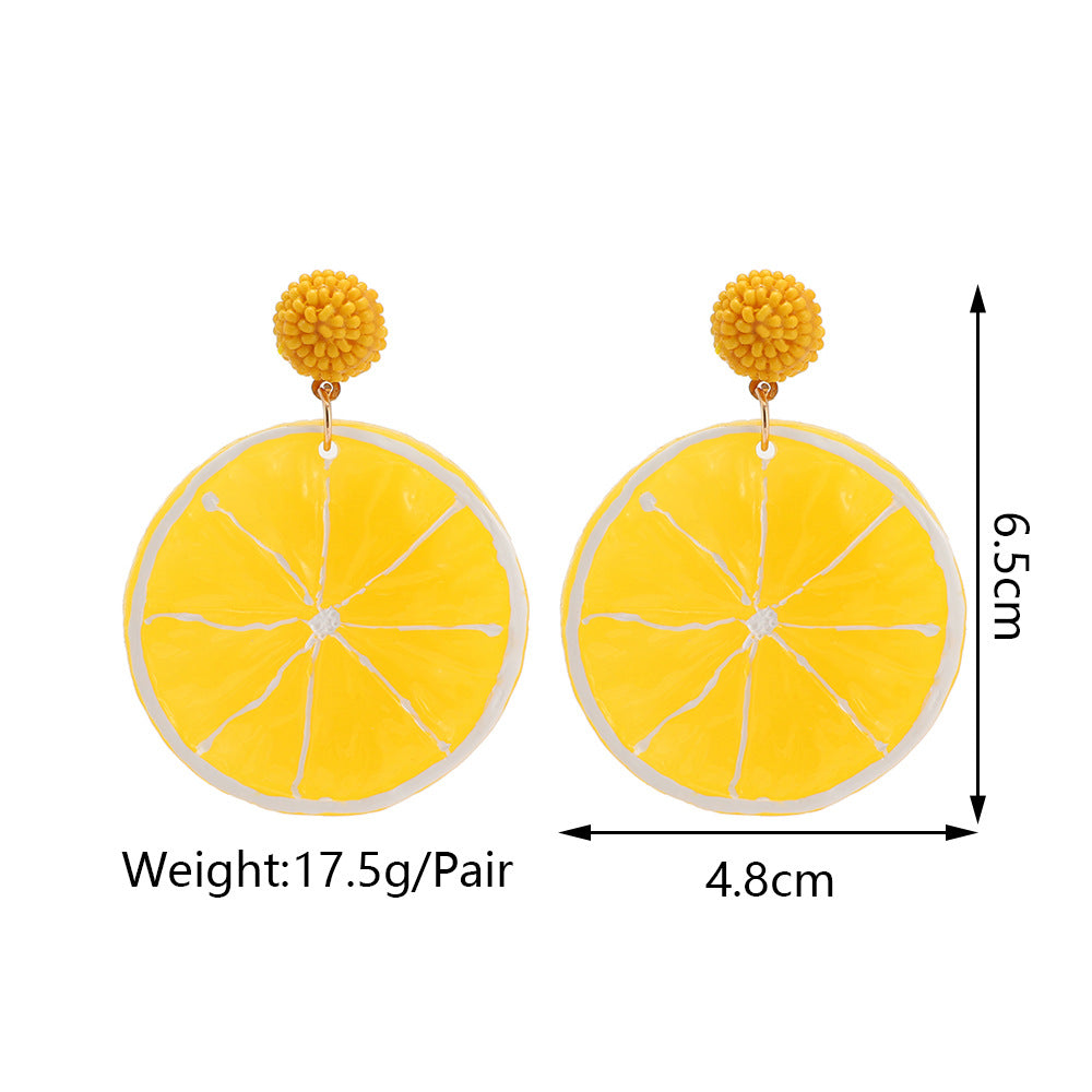 Acrylic Fruit Earrings