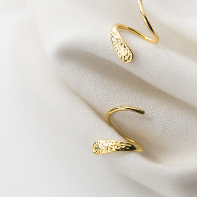 925 Sterling Silver Spiral Stud Earrings