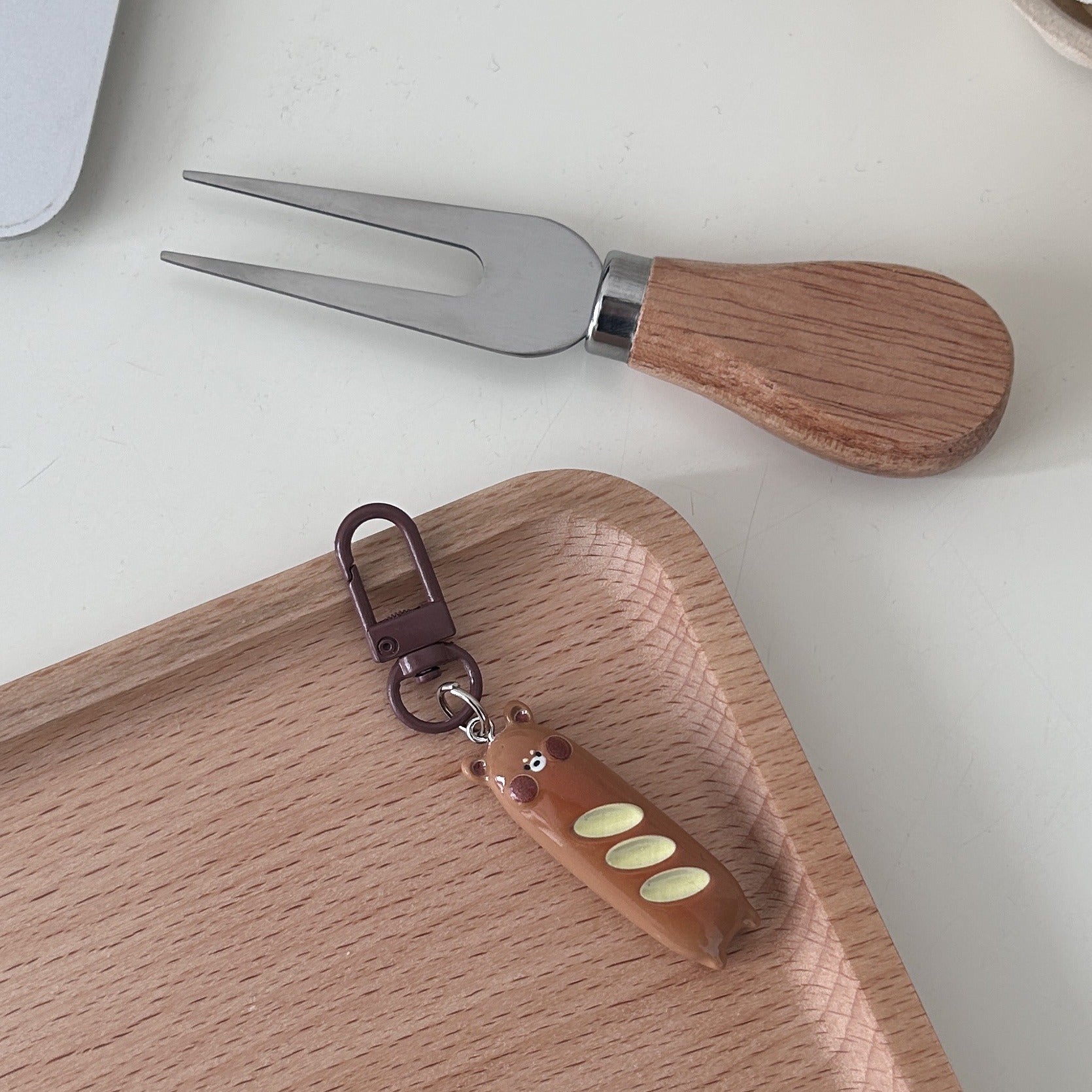 Cute Bread Keychain （Random one）