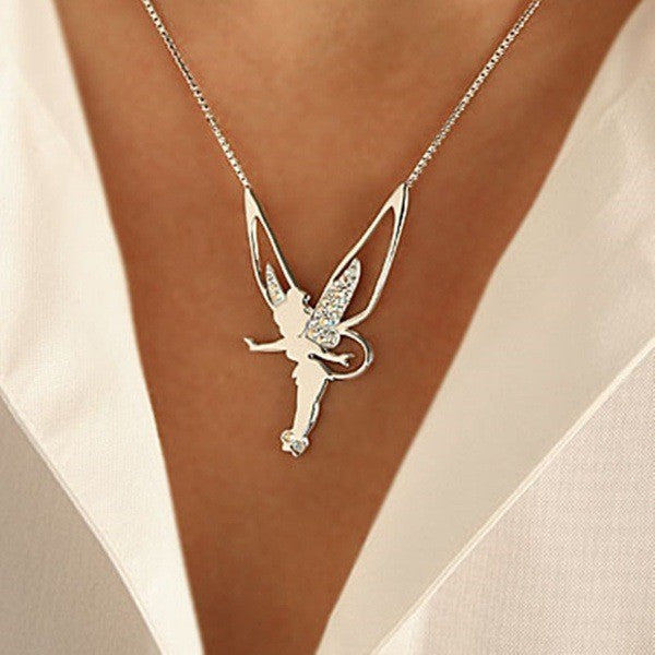 Exquisite Angel Fairy Necklace for Women
