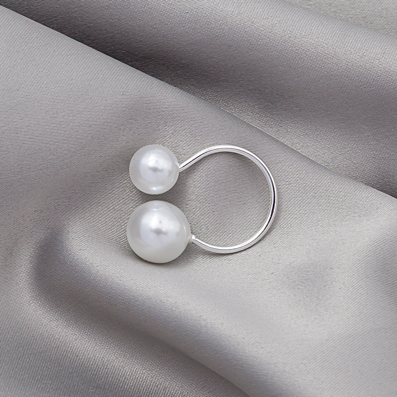 Double Pearl Ring