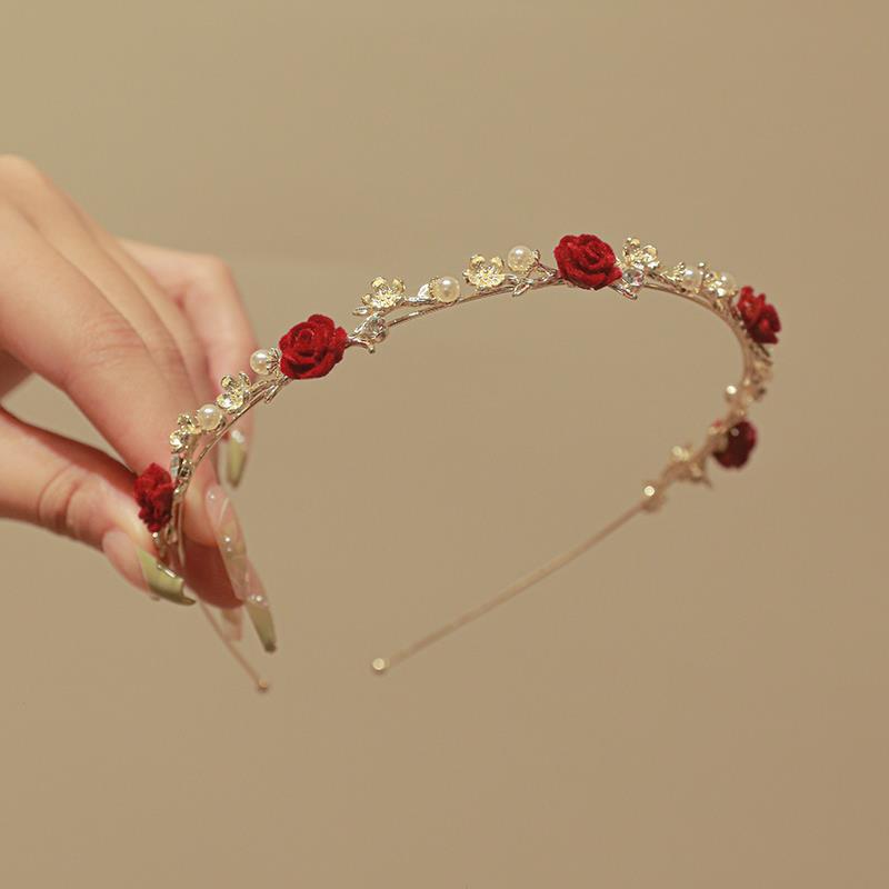 Rose Flower Headband