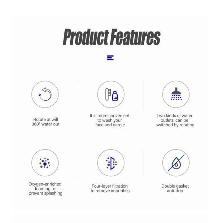 Filter Faucet(Suitable for 99% household size )