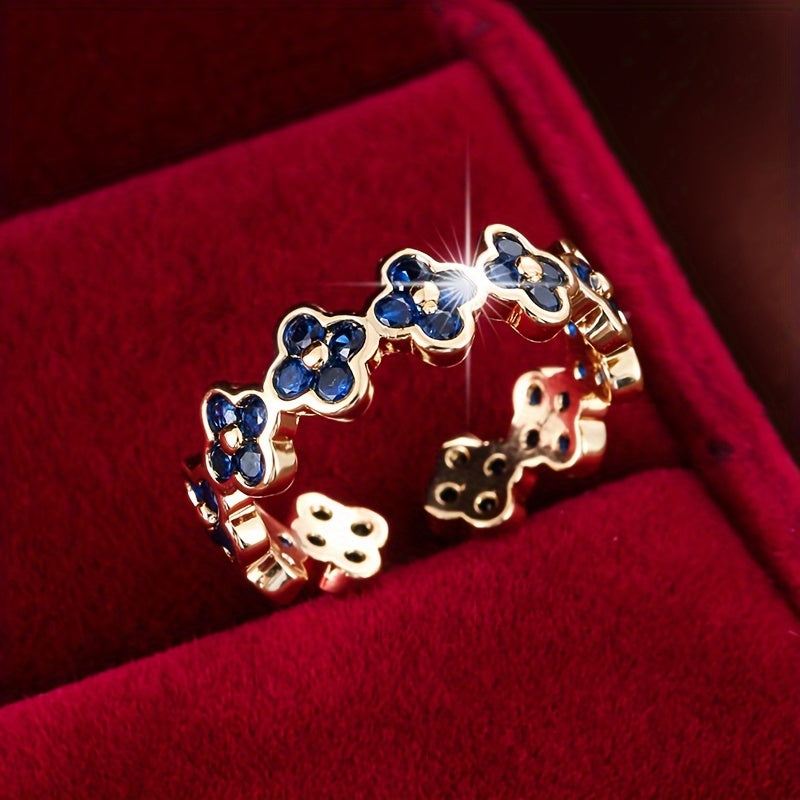 four leaf clover ring