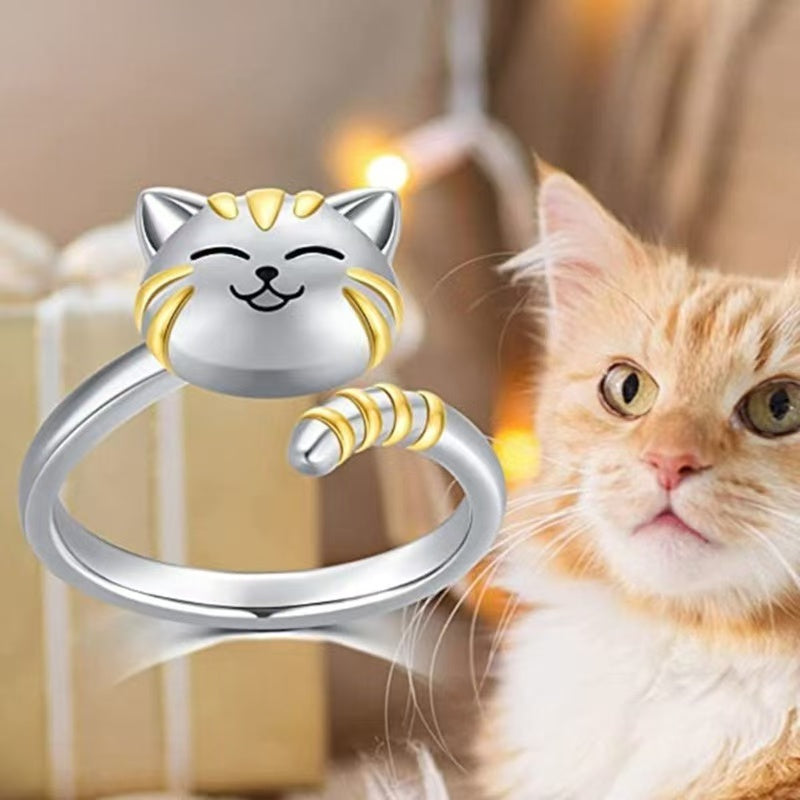 Good Luck Cat Ring