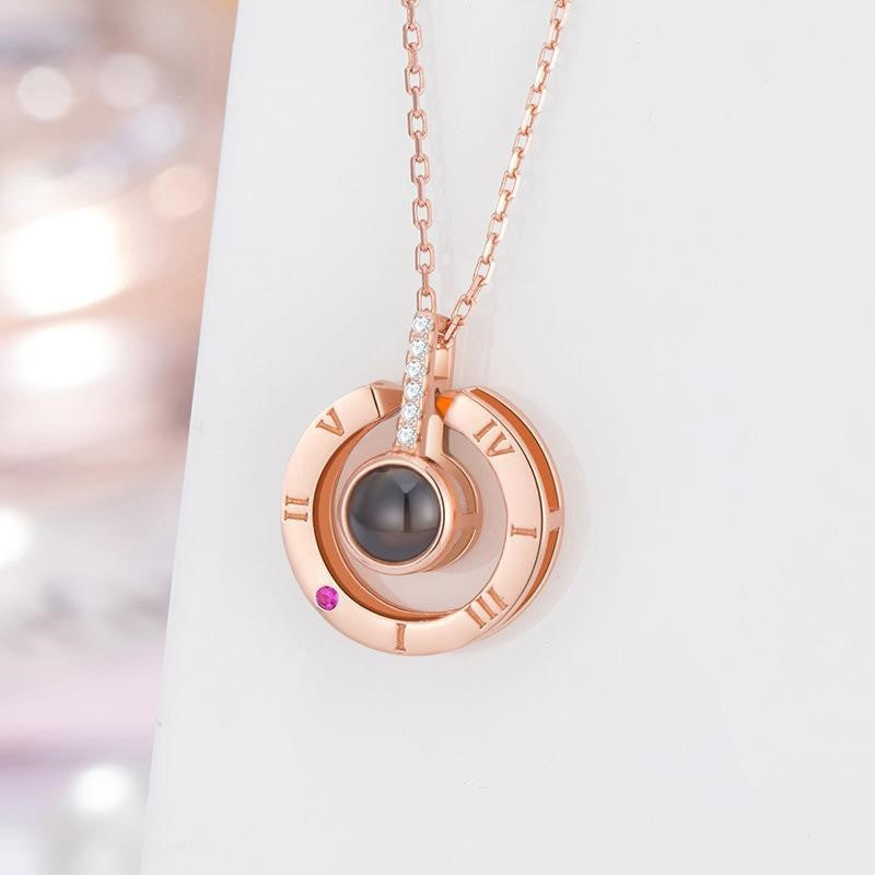 100 LANGUAGES I LOVE YOU PROJECTION RING AND NECKLACE