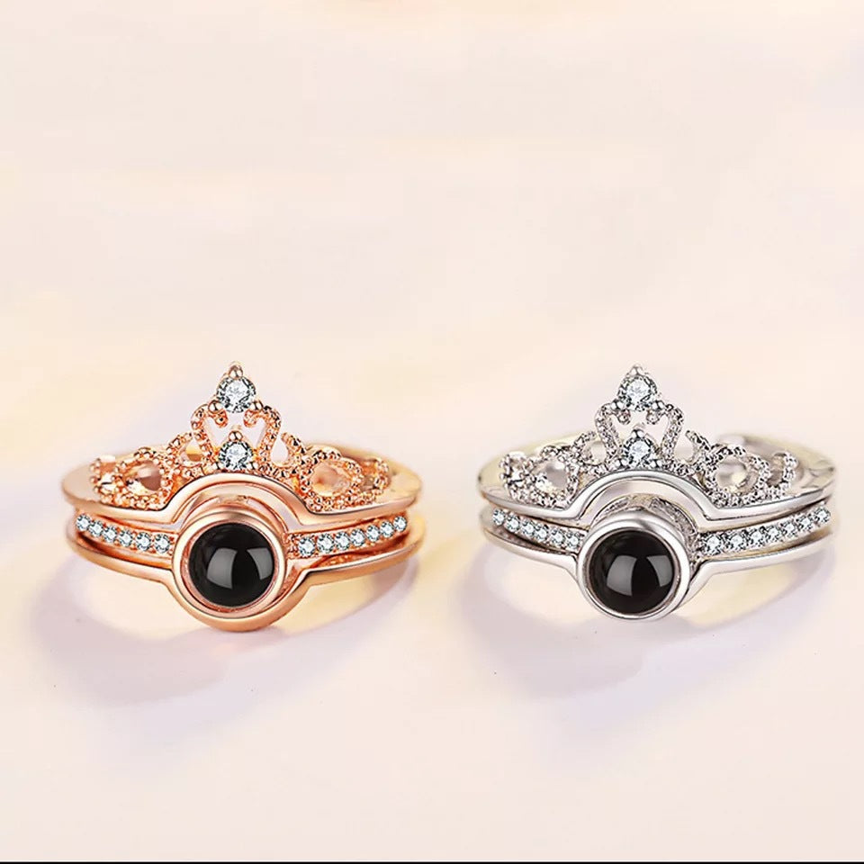 100 LANGUAGES I LOVE YOU PROJECTION RING AND NECKLACE