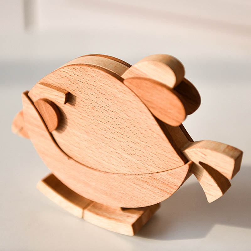 Small Wooden chicken